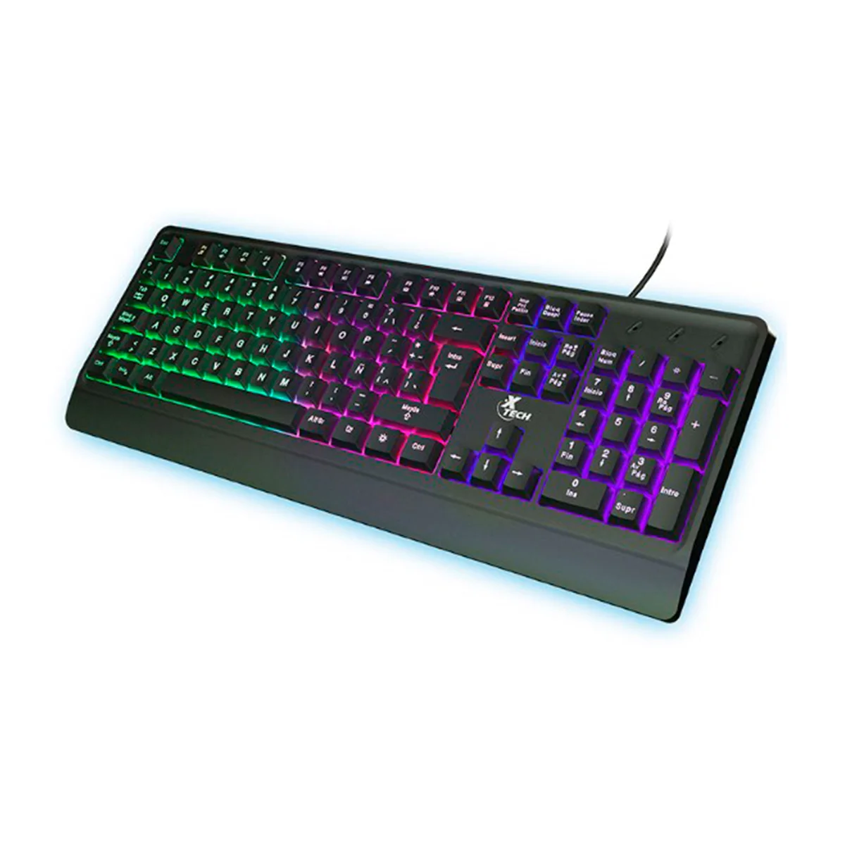 Xtech Chevalier XTK-505S - Teclado - Retroiluminación - USB - Qwerty - Español