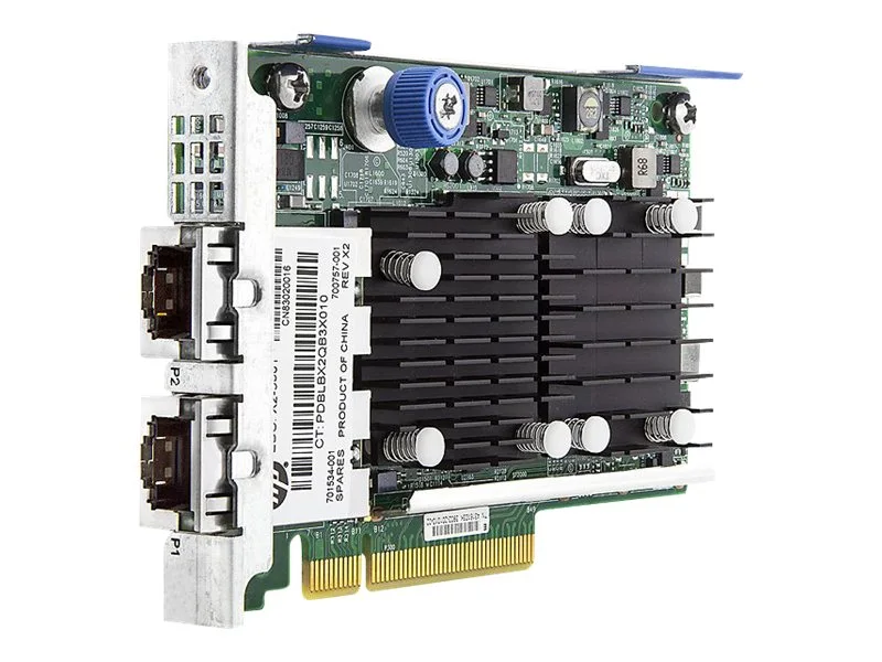 Hpe Flexfabric 533FLR-T - Adaptador de Red - PCIE 2.0 X8 - 10GB Ethernet X 2 - para Proliant DL360 GEN10, DL388P GEN8
