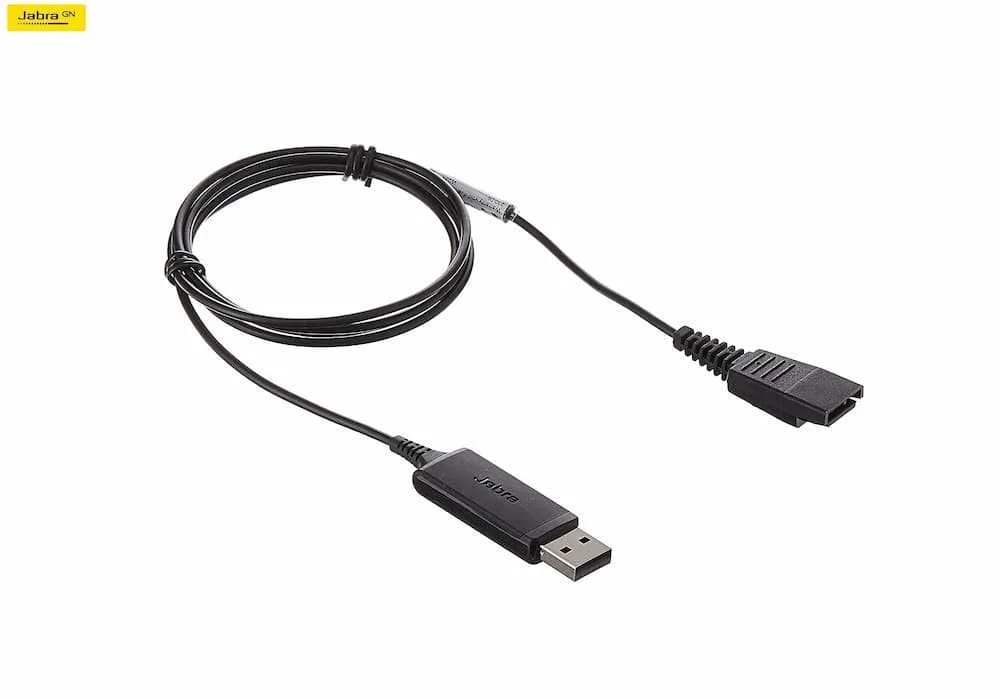 Jabra Link 230 - Adaptador para Auriculares - USB Macho a Desconexión Rápida