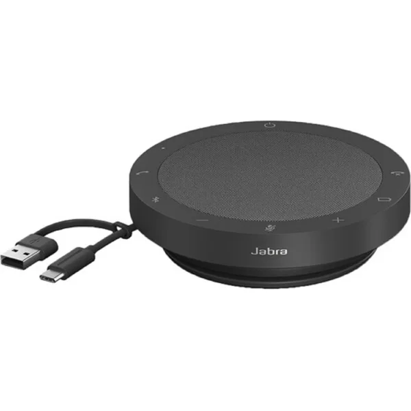 Jabra SPEAK2 55 MS - Altavoz Manos Libres - Bluetooth - Inalámbrico, con Cable - USB-C USB-A - Gris Oscuro