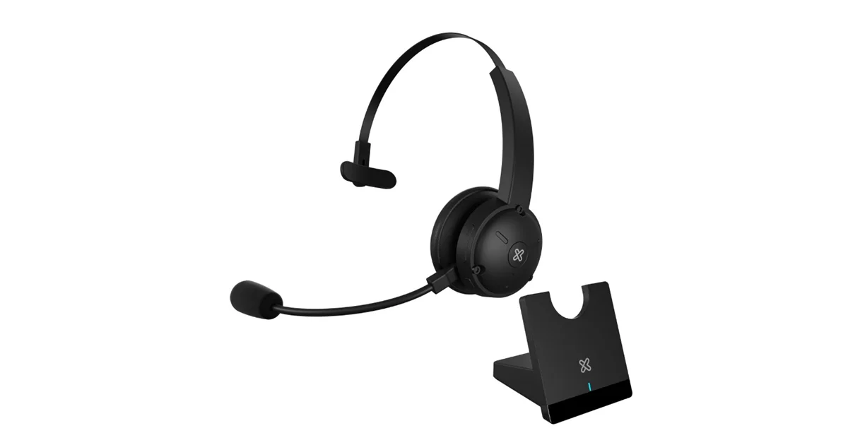 Klip Xtreme - KCH-905 - Headset - para Conference · para Home Audio - Wireless - Charging Base