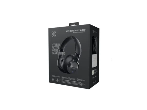 Klip Xtreme - KNH-750GR - Headphones - para Home Audio - Wireless - ANC - 44HR - Gray