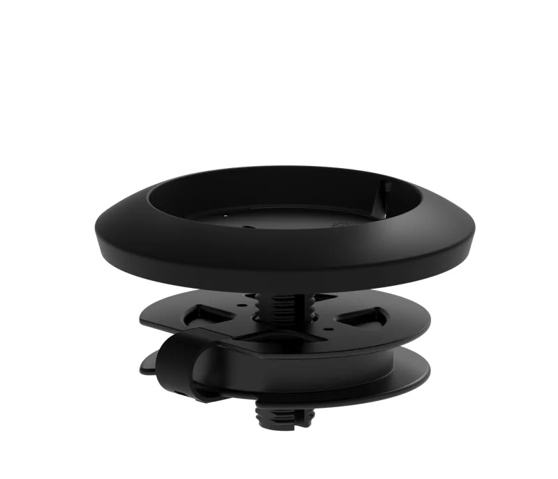 Logitech Rally Mic Pod Mount - Soporte de Micrófono para Escritorio - Negro Mate - para Logitech Rally, Rally Plus