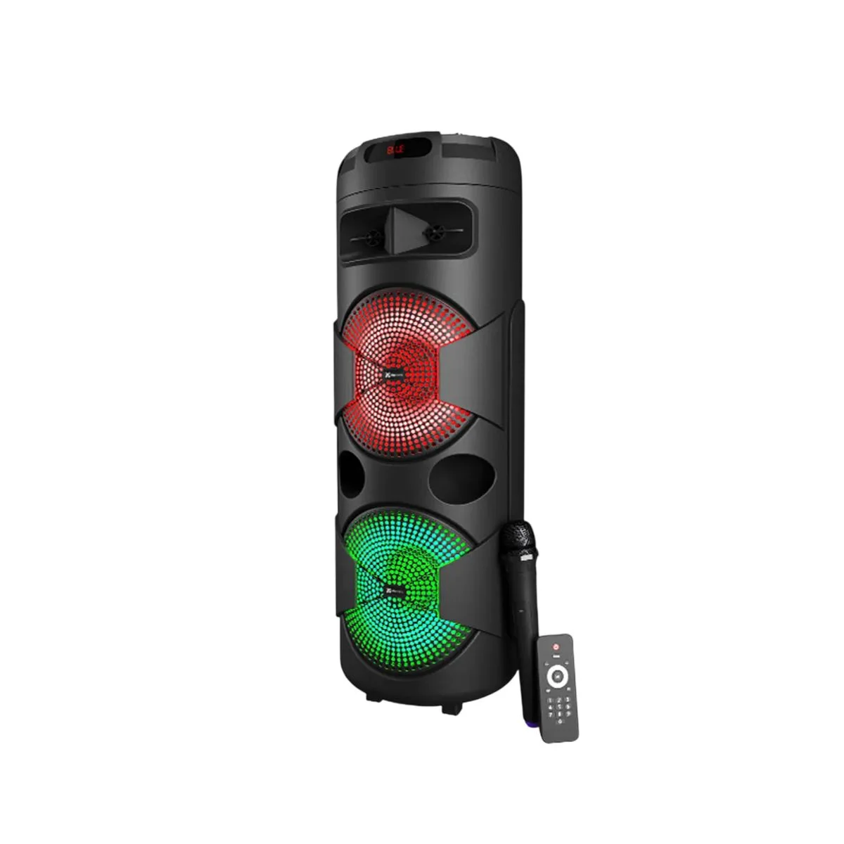 Klip Xtreme KLS-890 - Sistema de Altavoces - Negro - 2X12" Batería Wls Mic