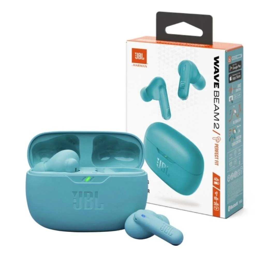 Jbl Wave - Beam 2 - Auriculares Inalámbricos - Inalámbrico - Azul