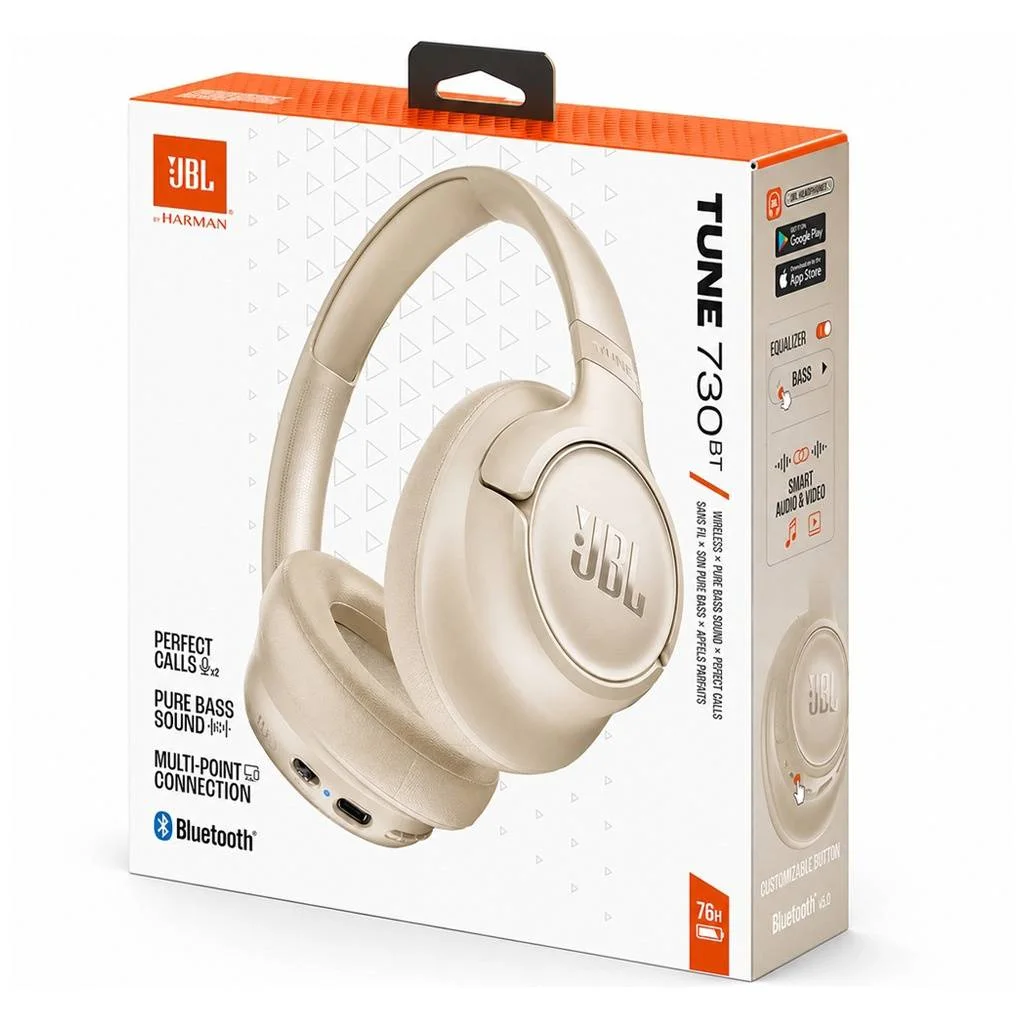 Jbl Tune - 730 BT - Headphones - Headband - Moccha