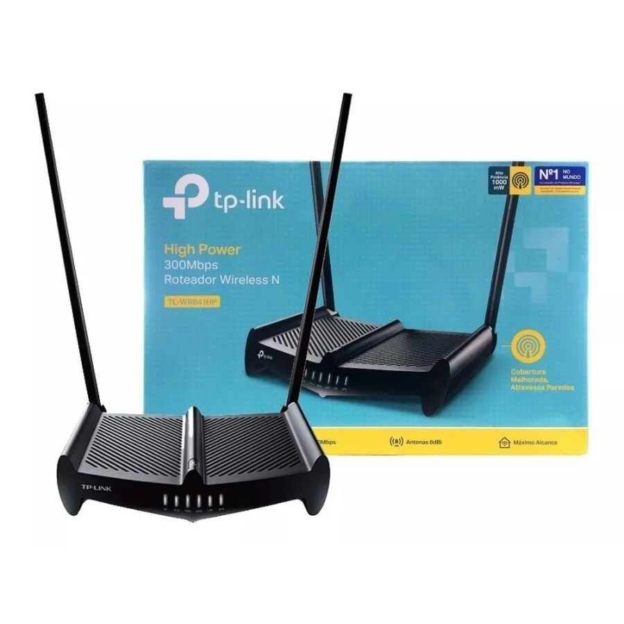 Tp-link TL-WR841HP 300MBPS High Power Wireless N Router - Enrutador Inalámbrico Conmutador de 4 Puertos 24 GHZ