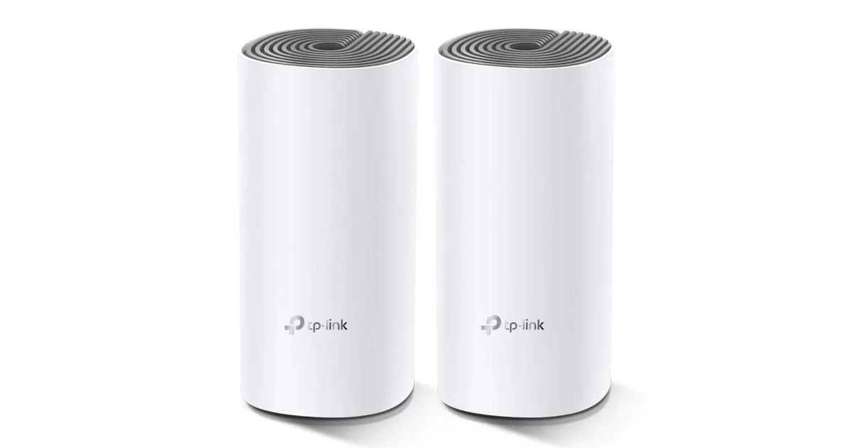 Tp-link Deco E4 - Sistema Wi-fi - 2 Enrutadores) - Hasta 2800 Pies Cuadrados - Malla - Wi-fi 5 - Doble Banda