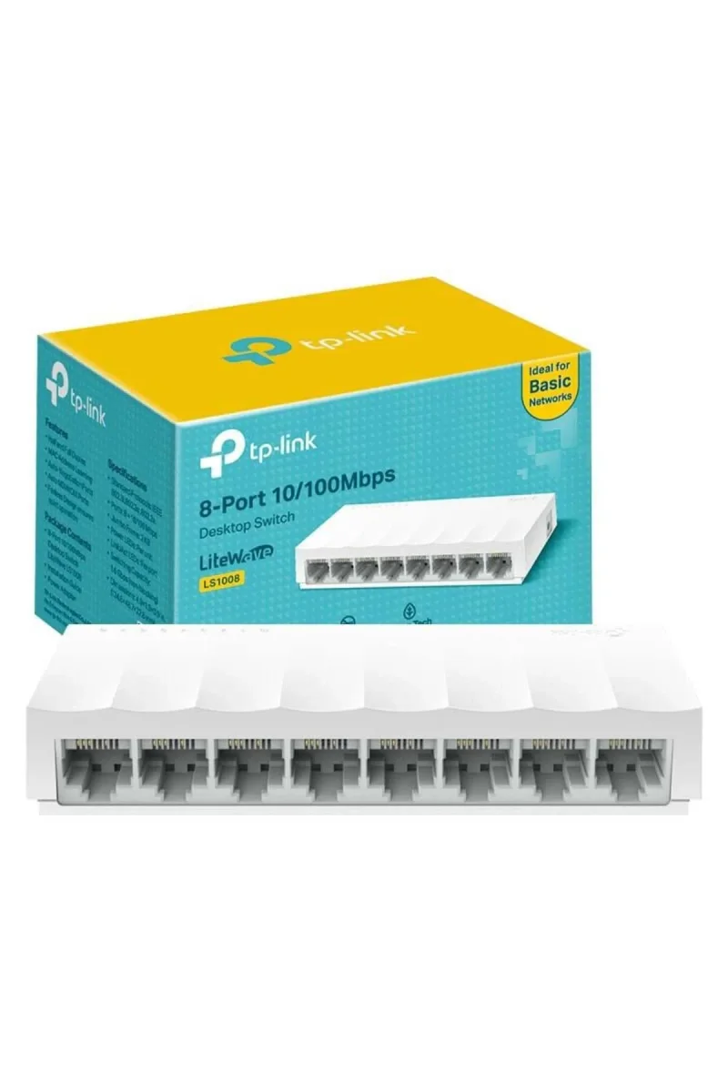 Tp-link Litewave LS1008 - Conmutador - sin Gestionar - 8 X 10 · 100 - Sobremesa