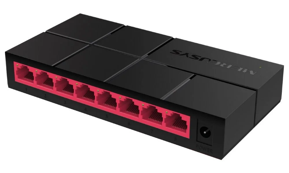 Mercusys MS108G - Conmutador - 8 X 10 · 100 · 1000 - Sobremesa