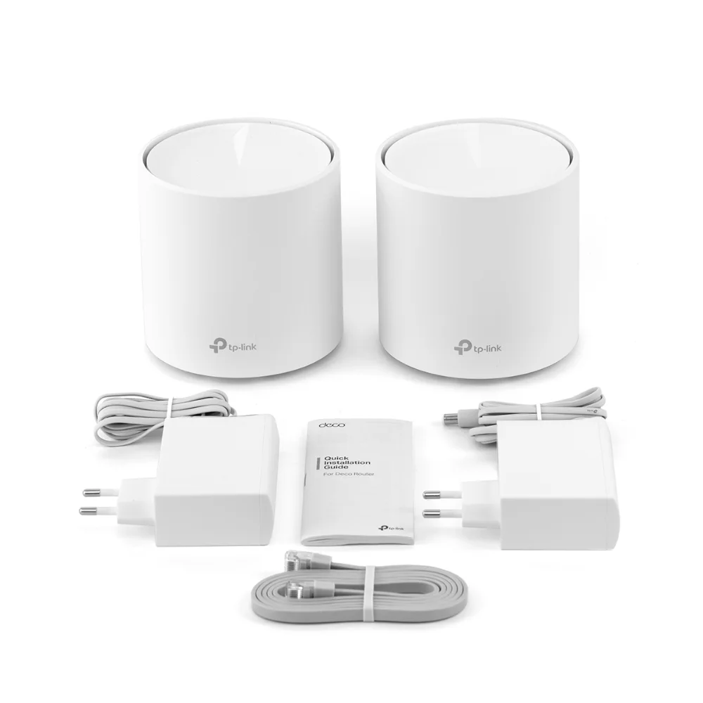 Tp-link Deco X60 - Sistema Wi-fi - 2 Enrutadores) - Malla 1GBE - Wi-fi 6 - Doble Banda