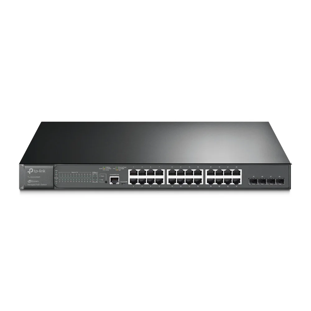 Tp-link Switch Jetstream 28-PORT Gigabit L2+ Managed Switch With 24-PORT Poe+