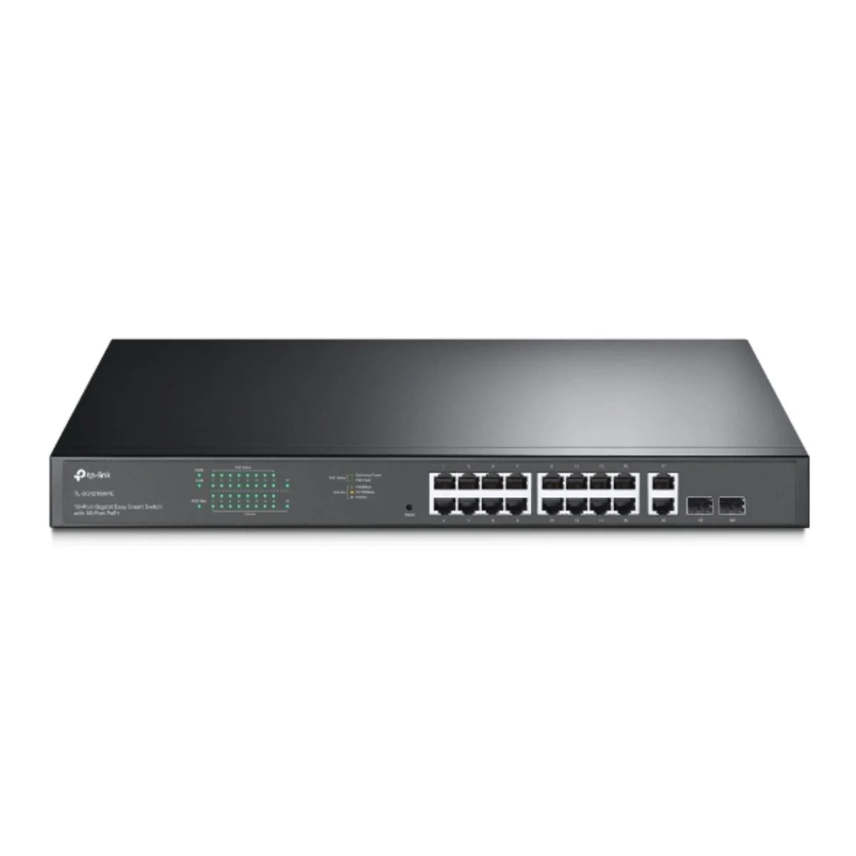 Tp-link Jetstream TL-SG1218MPE - Conmutador - Inteligente - 16 X 10 · 100 · 1000 (poe+) + 2 X Gigabit Sfp