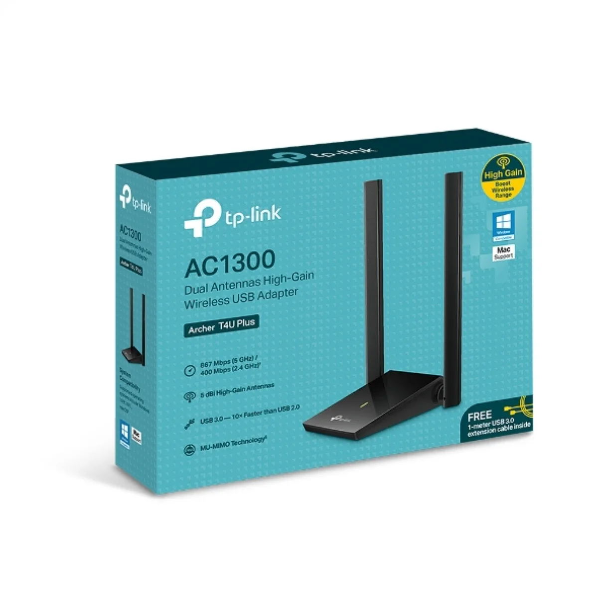 Tp-link Archer T4U Plus - Adaptador de Red - USB 3.0 - Wi-fi 5