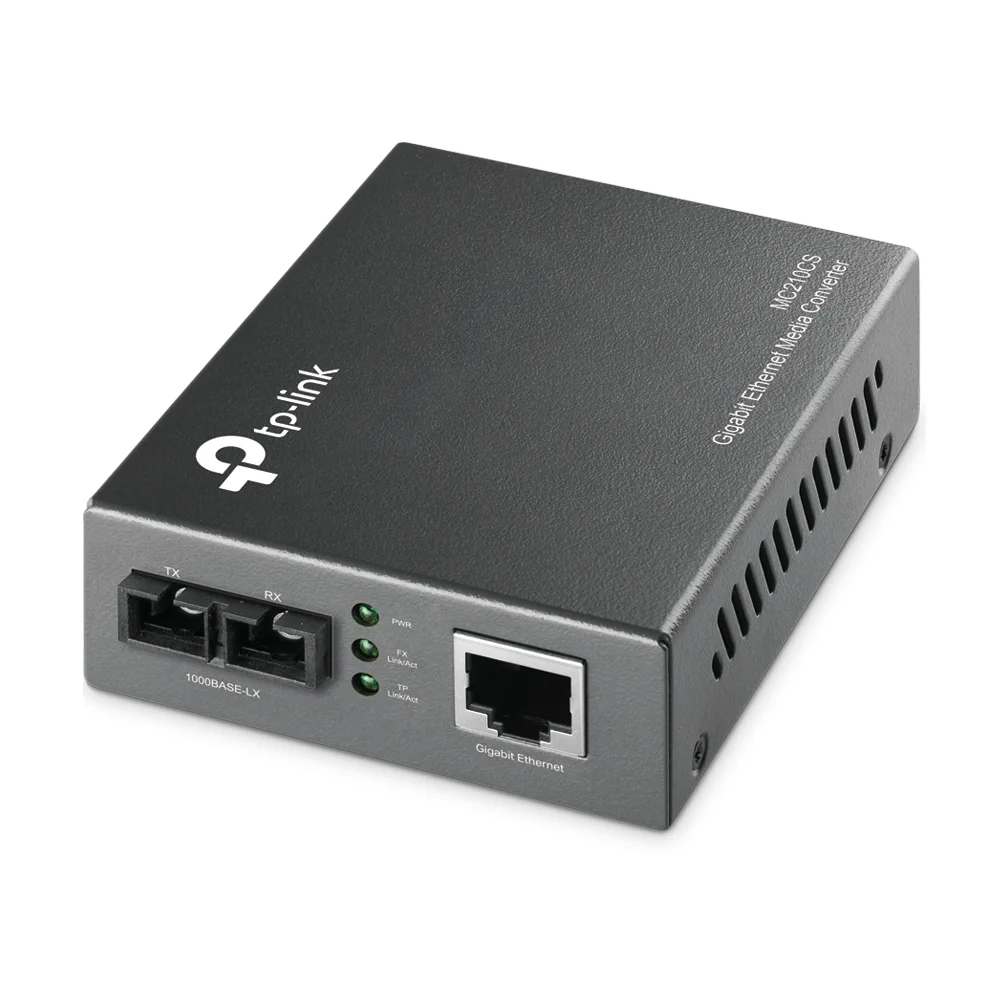 Tp-link MC210CS - Conversor de Soportes de Fibra - 1GBE - 1000BASE-FX, 1000BASE-T