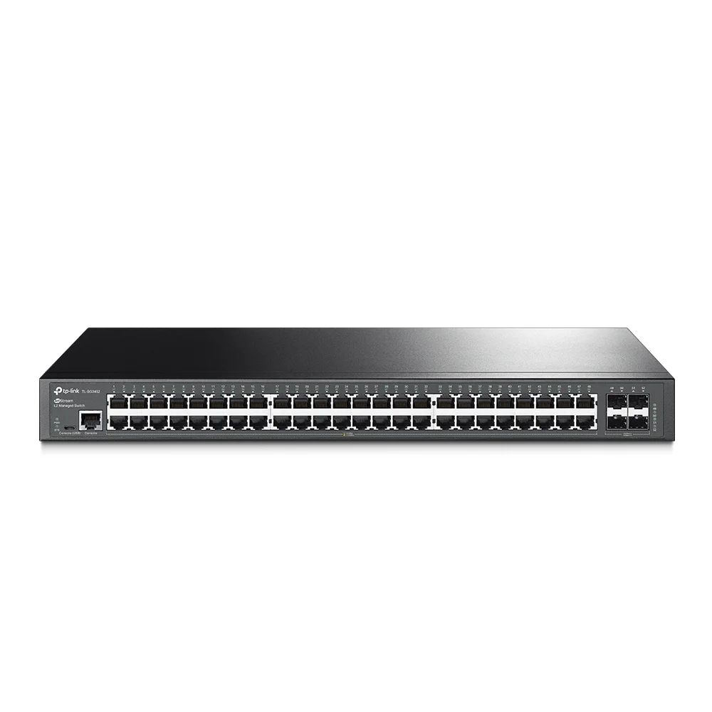 Tp-link Jetstream T2600G-52TS - Conmutador - Gestionado - 48 X 10 · 100 · 1000 + 4 X Gigabit Sfp - Montaje en Rack
