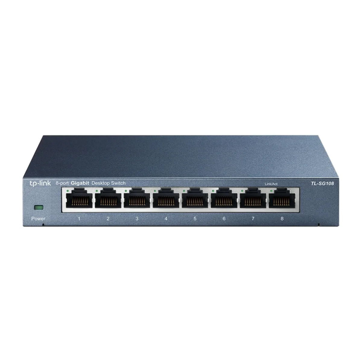 Tp-link TL-SG108 8-PORT Metal Gigabit Switch - Conmutador - sin Gestionar - 8 X 10 · 100 · 1000 - Sobremesa