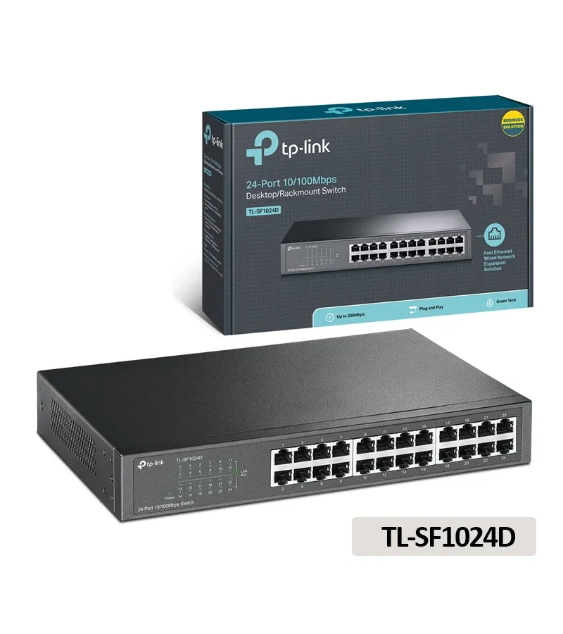 Tp-link TL-SF1024D - Conmutador - 24 X 10 · 100 - Sobremesa