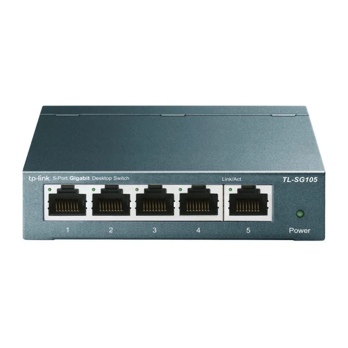 Tp-link TL-SG105 5-PORT Metal Gigabit Switch - Conmutador - sin Gestionar - 5 X 10 · 100 · 1000 - Sobremesa