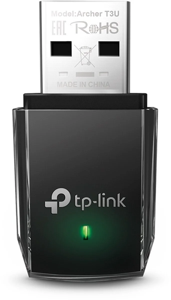 Tp-link Archer T3U - Adaptador de Red - USB 3.0 - Wi-fi 5 - Adaptador USB AC1300 Mini Wi-fi Doble Banda
