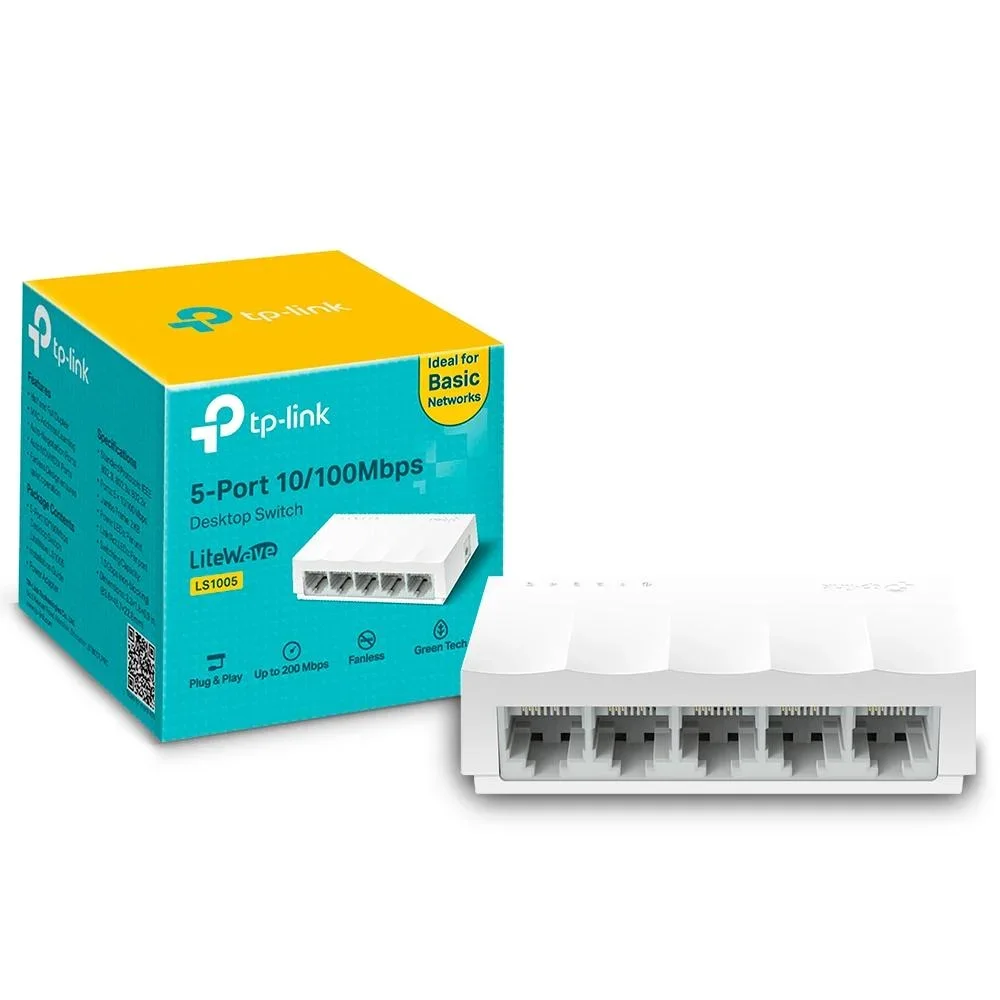 Tp-link Litewave LS1005 - Conmutador - sin Gestionar - 5 X 10 · 100 - Sobremesa