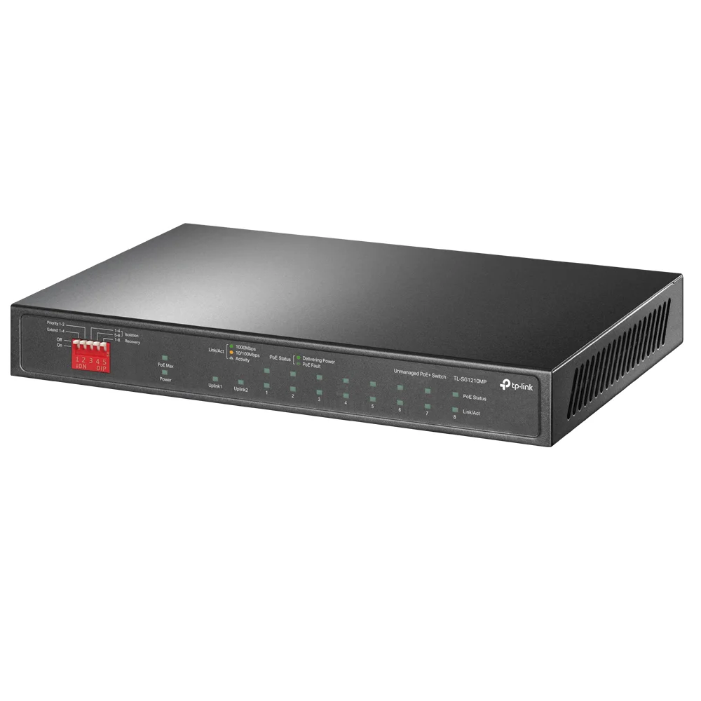 Tp-link TL-SG1210MP V2 - Conmutador - sin Gestionar