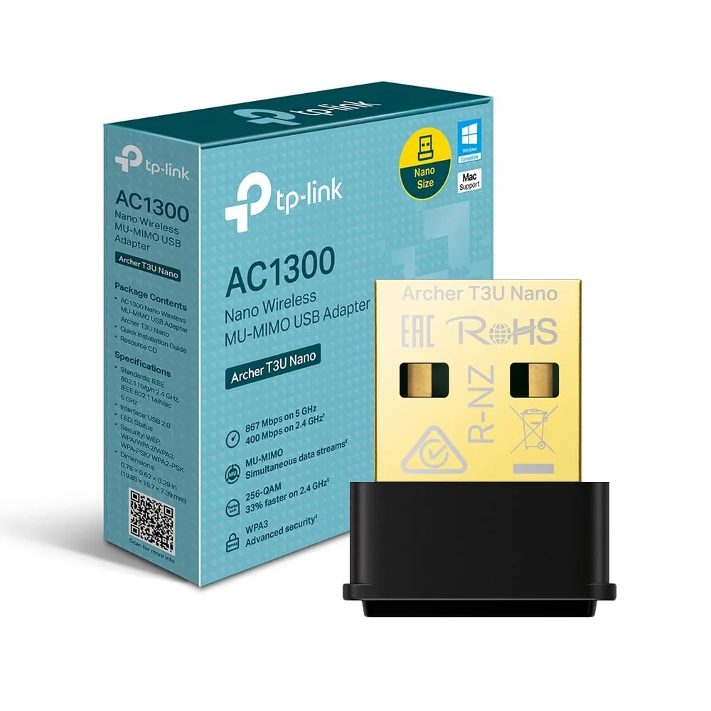 Tp-link Archer T3U Nano - Adaptador de Red - USB 2.0 - Wi-fi 5