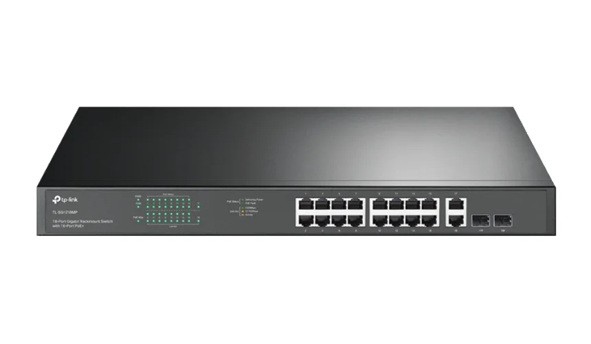 Tp-link Jetstream TL-SG1218MP - V1 - Conmutador - 16 X 10 · 100 · 1000 (poe+) + 2 X 10 · 100 · 1000 + 2 X Gigabit Sfp Combinado