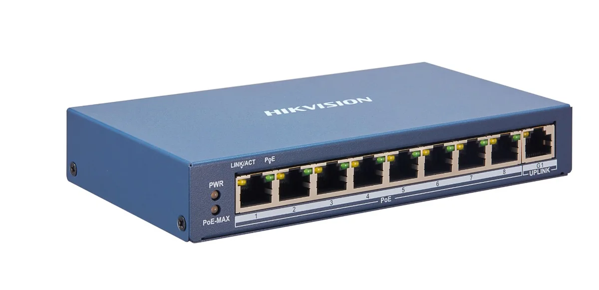 Hik DS-3E1309P-EI/M Switch 8 Port Fast Ethernet Smart POE