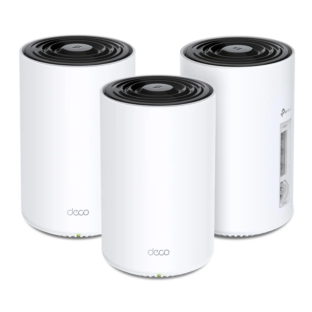 Tp-link Deco PX50 V1 - Sistema Wi-fi - 3 Enrutadores) - Hasta 6500 Pies Cuadrados - Malla 1GBE, G.hn