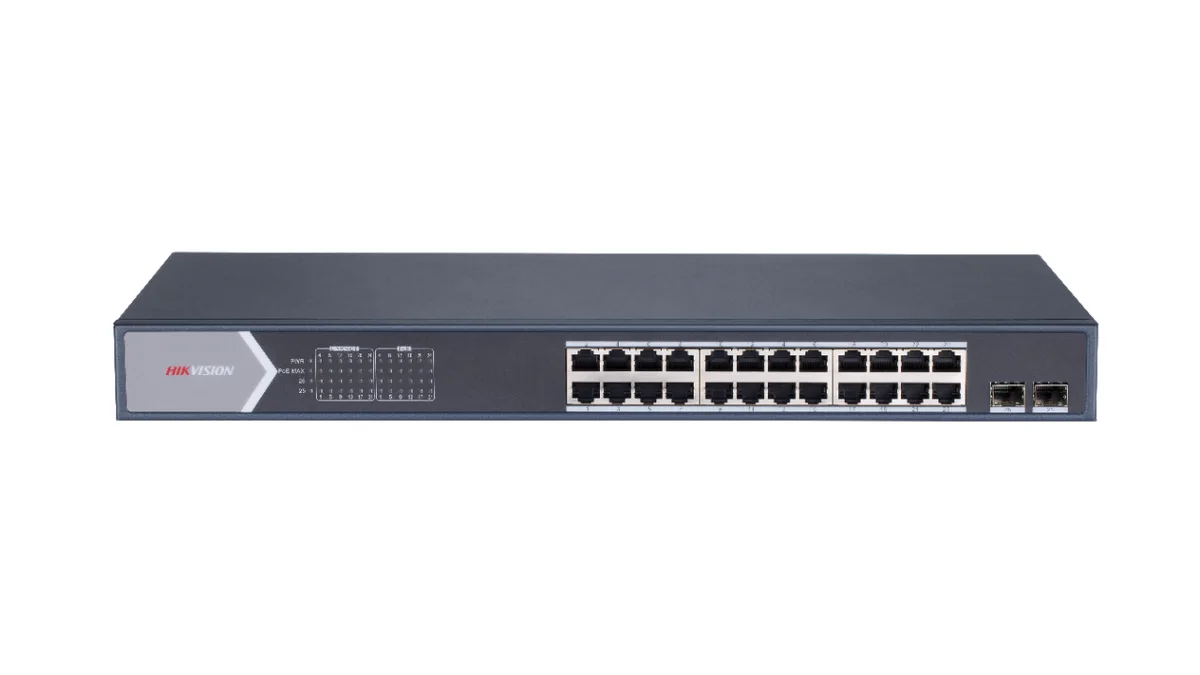 Hikvision - Switch - 24 - Gigabit Smart POE