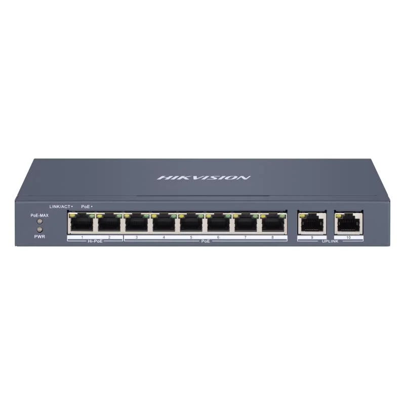 Hikvision - Switch - 8 - Fast Ethernet Smart POE