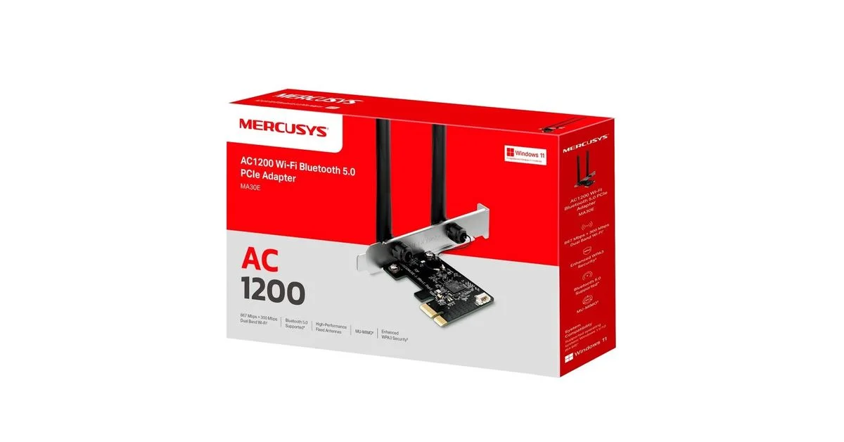 Tp-link - Mercusys AC1200 Wi-fi Bluetoot