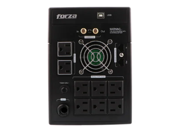 Forza UPS FX-FX-2200LCD-U 2200VA 1200W 8 Out 220V US Plug
